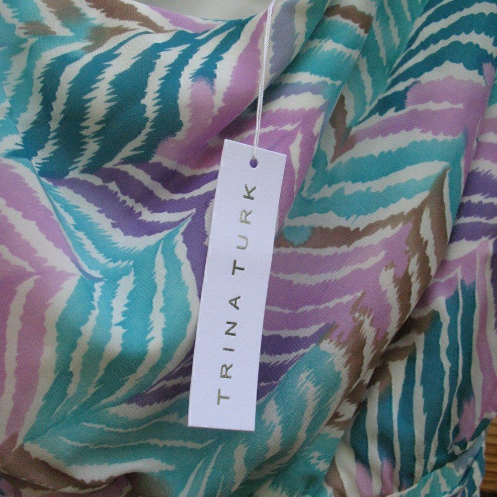 NWT Trina Turk Silk Dress - Picture 11 of 11